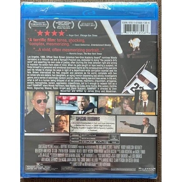 Rampart (Blu-ray, 2012) NEW - Woody Harrelson - Picture 2 of 2